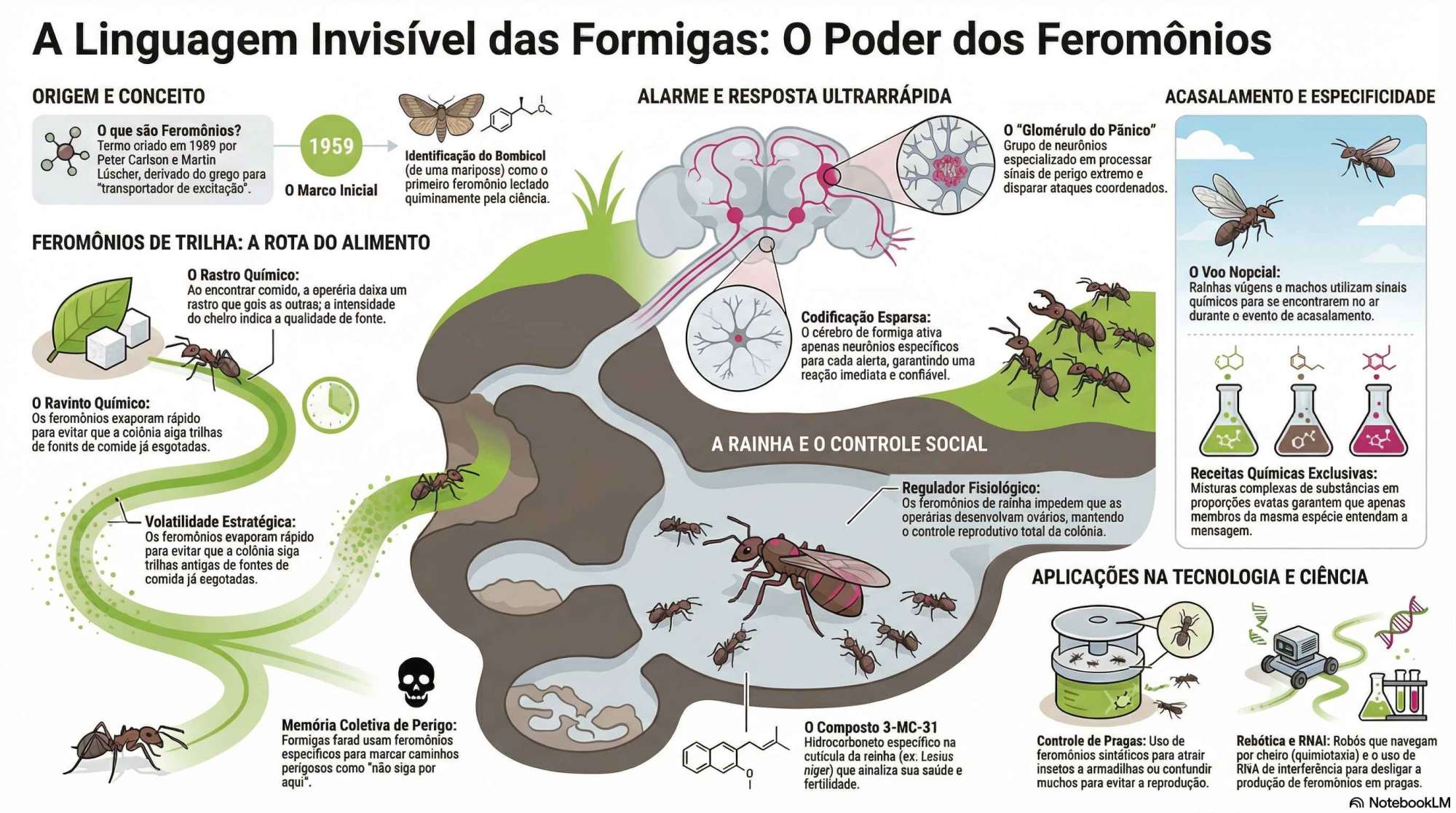 Feromônios: a superpotência química das formigas