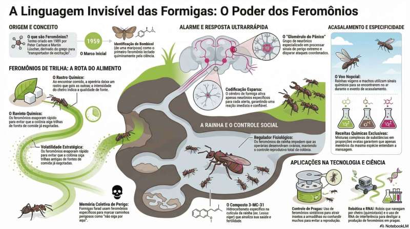 Feromônios: a superpotência química das formigas