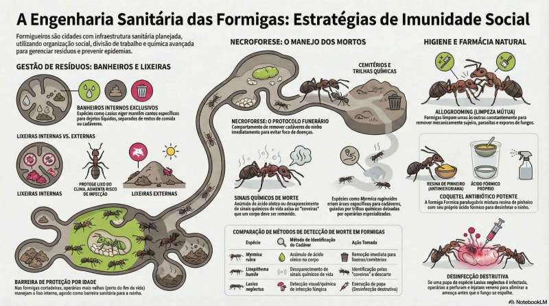 Higiene: A Engenharia Sanitária do Mundo das Formigas!