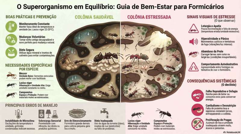  O Estresse Silencioso que Ameaça Sua Colônia de Formigas!