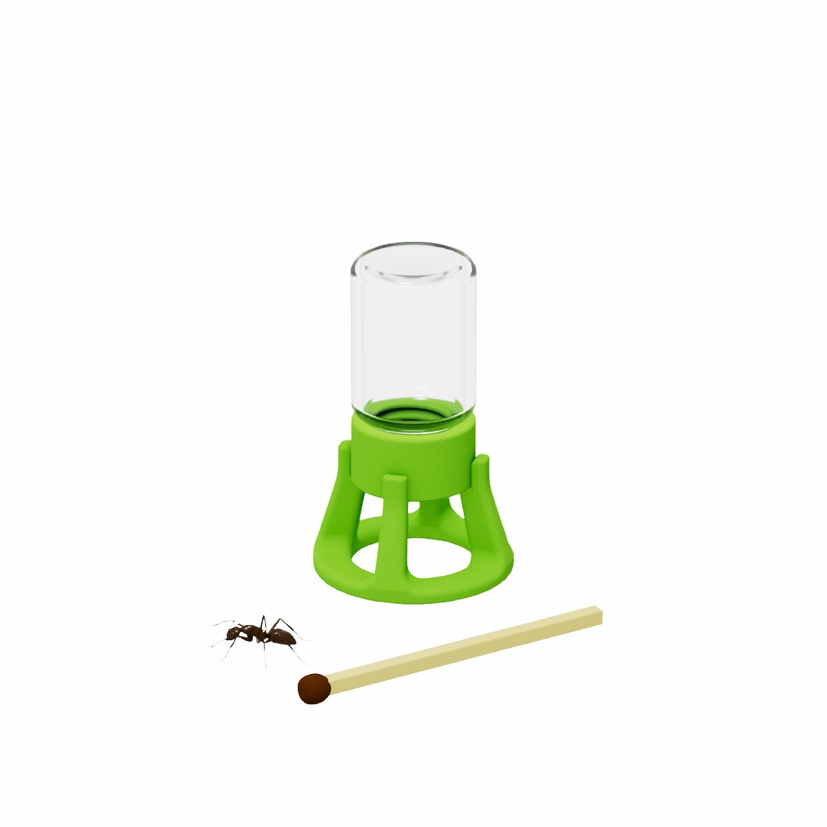 Bebedouro de vidro com filtro vertical 3ml